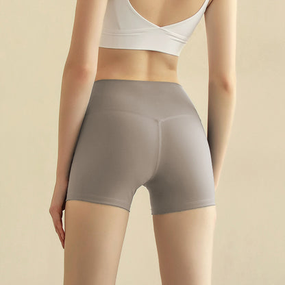 2025 New Style No T-Line Three-Point Yoga Pants Women's European and American High-Waist Hip-Lifting Peach Sports Shorts Fitness Hot Pants - image 1