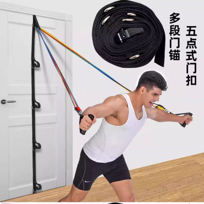 Elastic Band Door Buckle Tension Rope Holder Door Frame Board Hook Pull Buckle Home Resistance Training Fitness Card Door - image 2