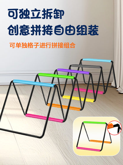 Multifunctional Agile Folding Ladder Children's Physical Fitness Exercise Jump Ladder Rope Ladder Training Butterfly Ladder Hurdle Frame - image 2