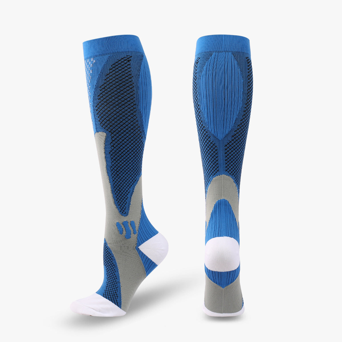 Cross-Border Women's Sports Compression Socks, Long Leg Protection Socks for Running, Jump Rope, Fitness, Calf Socks, High Elasticity, Breathable Sports Socks - image 5