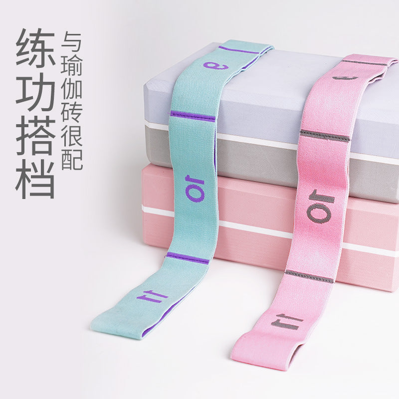 Elastic Band Yoga Fitness Resistance Band Resistance Belt for Adults and Children Training Belt Dance Digital Stretching Belt in Stock - image 2