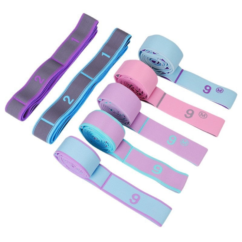 Elastic Band Yoga Fitness Resistance Band Resistance Belt for Adults and Children Training Belt Dance Digital Stretching Belt in Stock - image 5