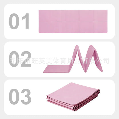 2025 New Eva Folding Yoga Mat Non-Slip Environmentally Friendly Home Fitness Mat Convenient Storage Wholesale Lawn Mat - image 3