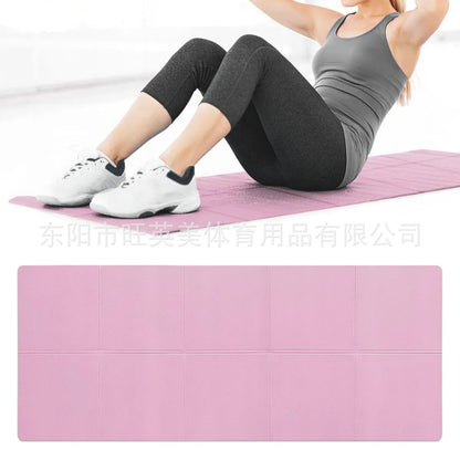 2025 New Eva Folding Yoga Mat Non-Slip Environmentally Friendly Home Fitness Mat Convenient Storage Wholesale Lawn Mat - image 4