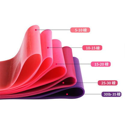 Elastic Band Fitness Men's and Women's Resistance Band Strength Training Women's Yoga Stretching Resistance Band Training Shoulder Training Hip Auxiliary - image 3