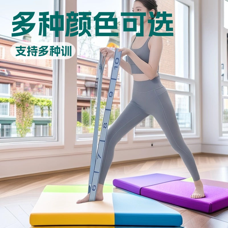 In-Stock Digital Dance Resistance Bands Yoga Straps 8-Grid 10-Grid 12-Grid Exercise Waist Leg Stretching Resistance Bands - image 3