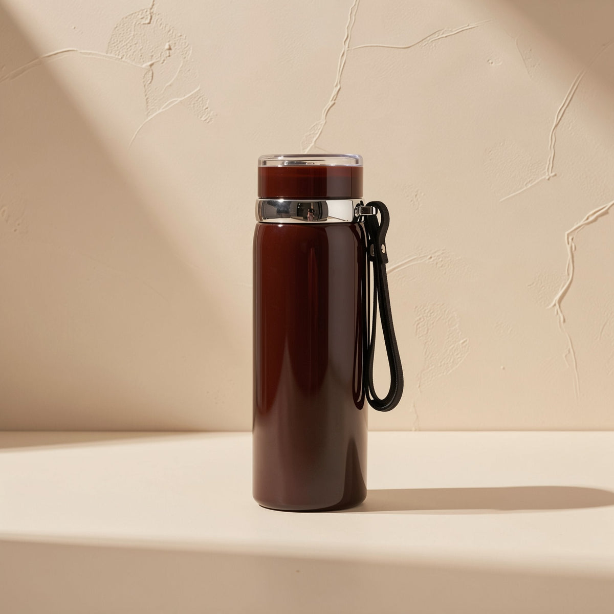 Runquench 316 stainless steel sports water bottle with portable sling - view 2
