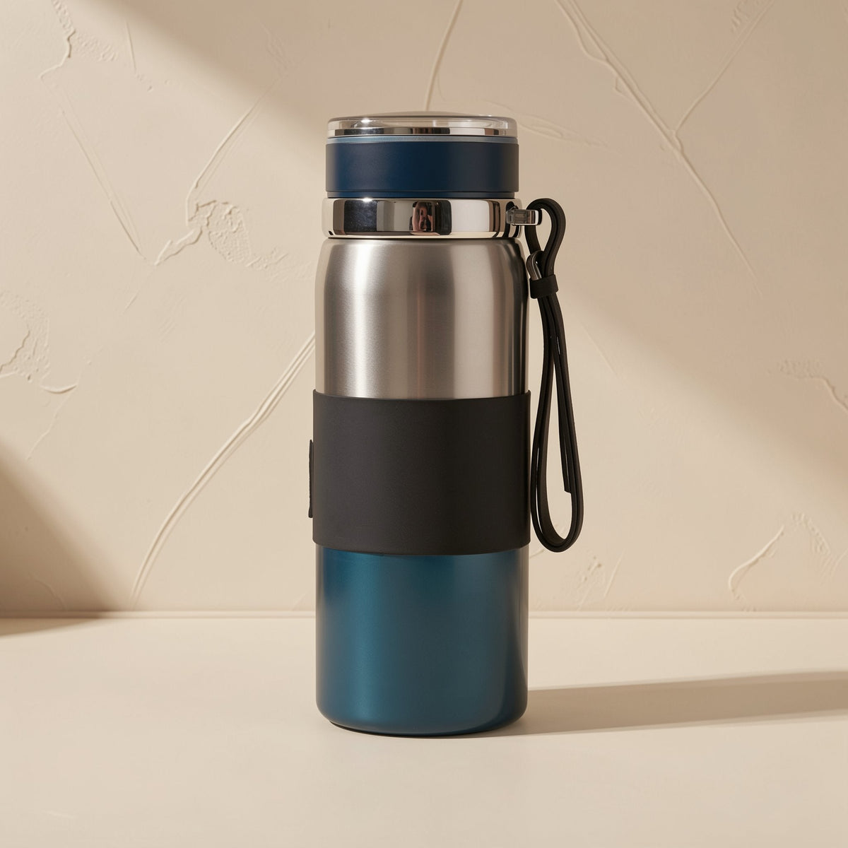 Runquench 316 stainless steel sports water bottle with portable sling - view 4