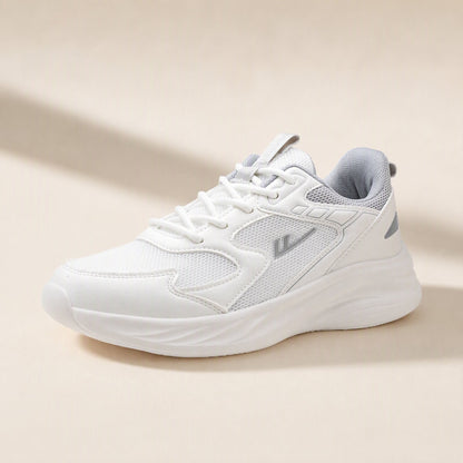 Breathable mesh lace-up shoes with an EVA sole, round toe, and low heel - view 5