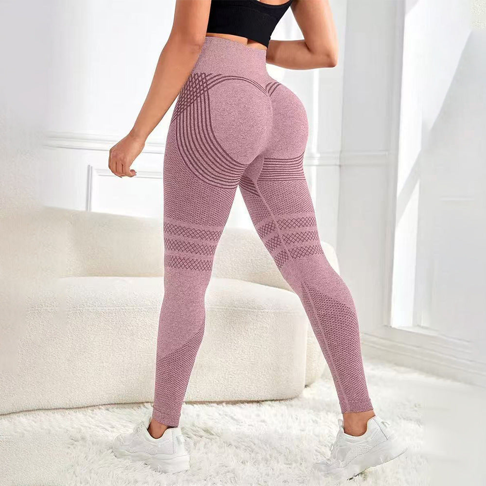 High-Waisted Butt-Lifting Yoga Pants for Women, Pilates Tight-Fitting Nude-Feel Long Yoga Pants, Shark Pants, Professional Fitness Pants - image 1