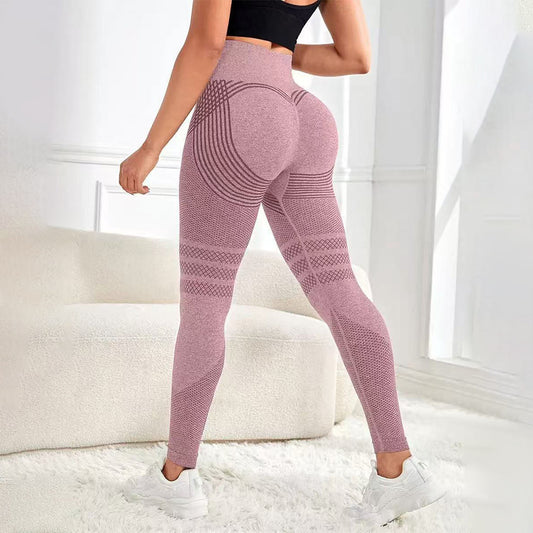 High-Waisted Butt-Lifting Yoga Pants for Women, Pilates Tight-Fitting Nude-Feel Long Yoga Pants, Shark Pants, Professional Fitness Pants - image 1