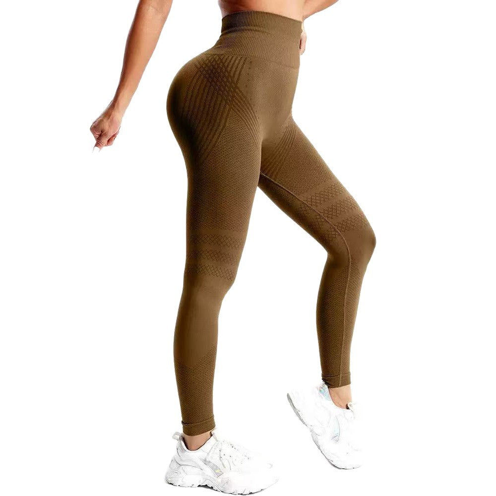 High-Waisted Butt-Lifting Yoga Pants for Women, Pilates Tight-Fitting Nude-Feel Long Yoga Pants, Shark Pants, Professional Fitness Pants - image 5