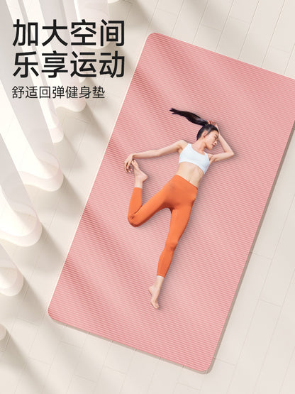 Nbr Gymnastics Mat Shock-Absorbing Mat Sleeping Mat Exercise Mat Fitness Mat Men's Thickeneded Home Women's Dance Mat Non-Slip Yoga Mat - image 4