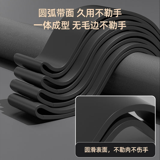 Tpe 2080 Yoga Resistance Band Fitness Track and Field Training Resistance Band Multifunctional Chest Shaping Resistance Device Thick Loop - image 2