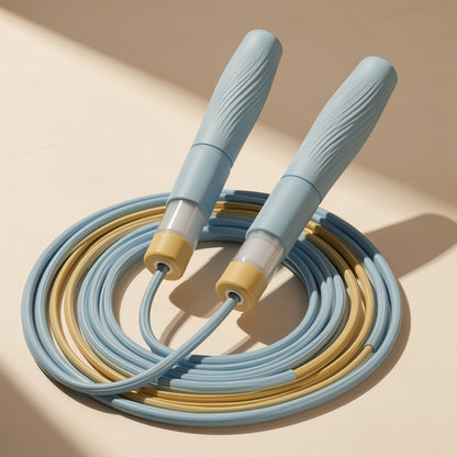 Children’s segmented gradient skipping rope with double steel bearings - view 5
