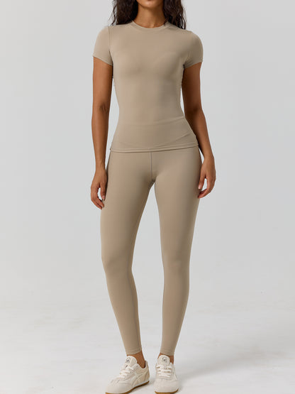 8455 Cross-Border Popular Yoga Clothing Women's Suit Two-Piece High-End Quick-Drying Fitness Clothing Women's Sports Yoga Suit - image 2