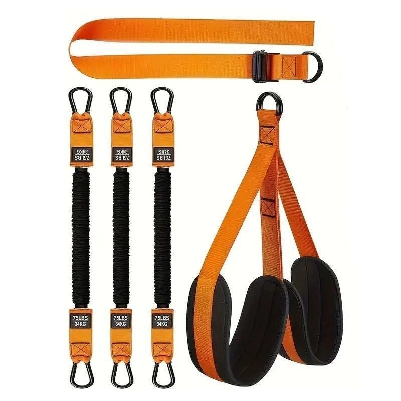 Cross-Border Labeling New Pull-Up Booster Belt High School Entrance Examination Tension Rope Fitness Men's Horizontal Bar Indoor Home Auxiliary Training - image 3