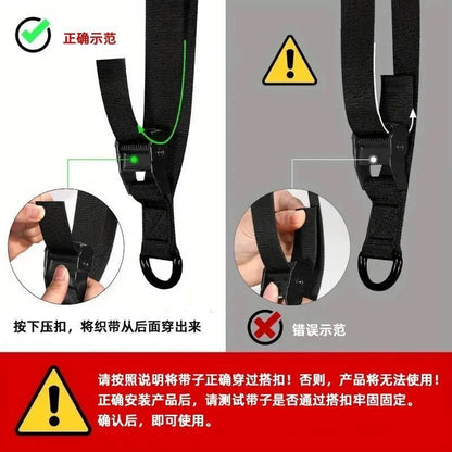 Cross-Border Labeling New Pull-Up Booster Belt High School Entrance Examination Tension Rope Fitness Men's Horizontal Bar Indoor Home Auxiliary Training - image 4