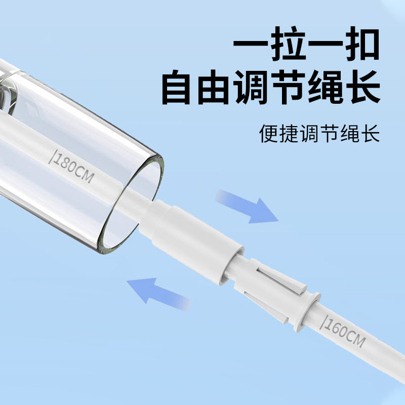 New Double-Bearing Children's Jump Rope with Transparent Handle, Coach-Grade Stainless Steel Double Bearing 3.0 Racing Student Exam Jump Rope - image 4