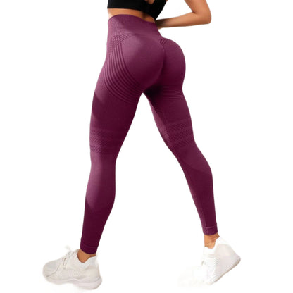 European and American Cross-Border Ultra-High-Waisted Seamless Yoga Pants with Peach Butt Lift, Fitness Sports Butt-Lifting Leggings, High Elasticity for Women - image 5