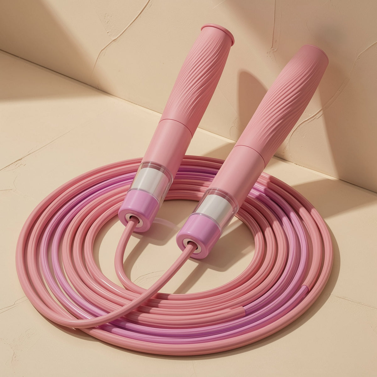 Pacehop 2.8 m adjustable plastic racing skipping rope with ABS handles - view 2