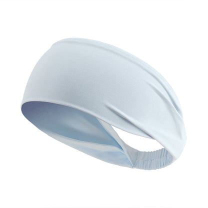 Wide Sweat-wicking Band For Sports Fitness, And Yoga