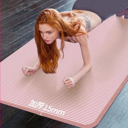 185*90cm Enlarged Yoga Mat 15mm