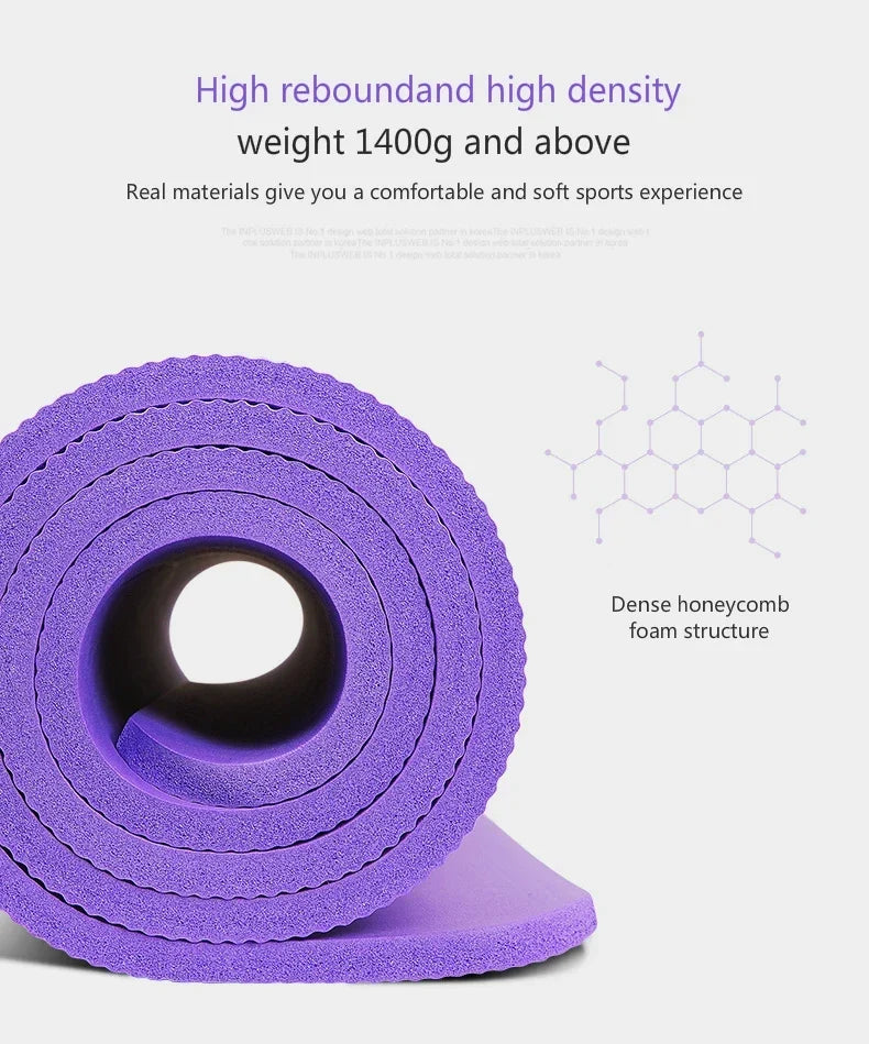 185*90cm Enlarged Yoga Mat 15mm