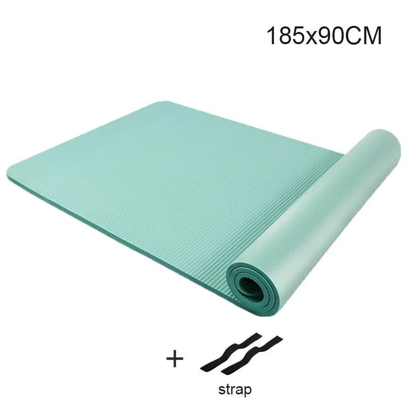 185*90cm Enlarged Yoga Mat 15mm