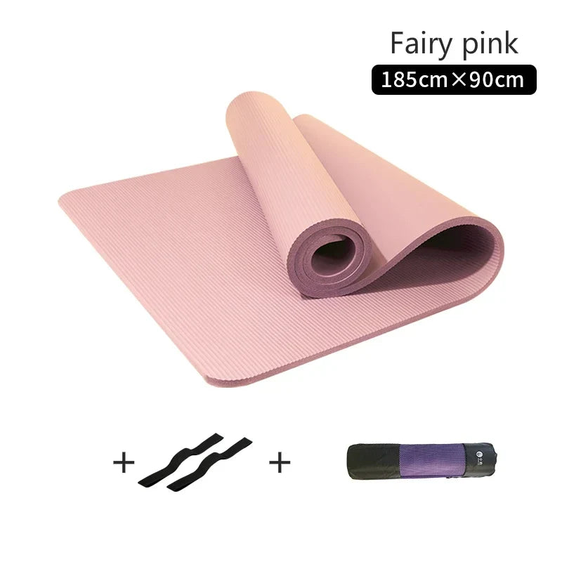 185*90cm Enlarged Yoga Mat 15mm