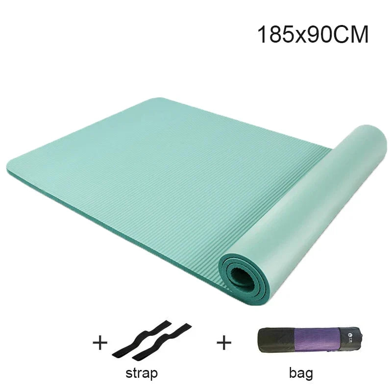 185*90cm Enlarged Yoga Mat 15mm