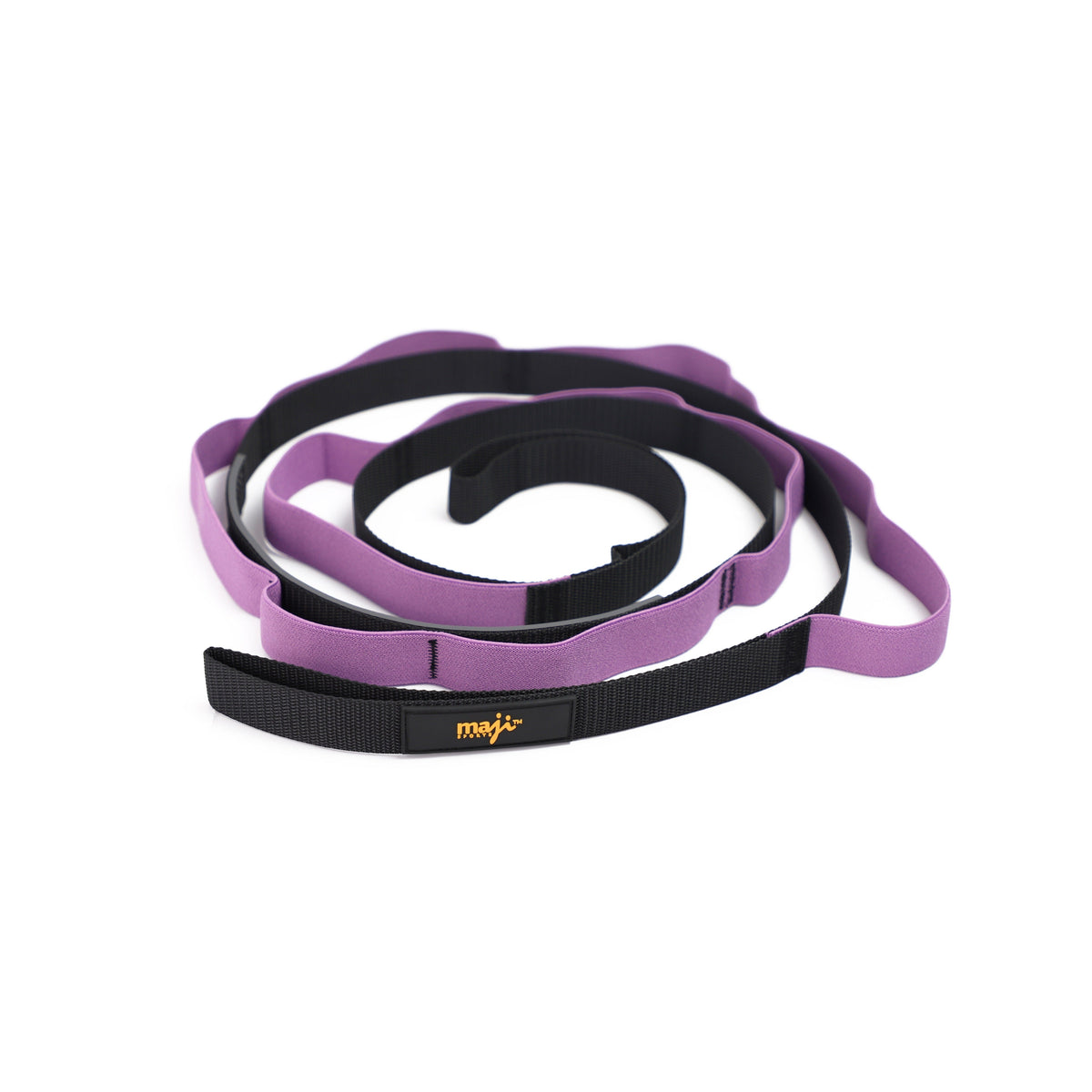 Elastic Yoga Stretch Band (With 9 Loops)