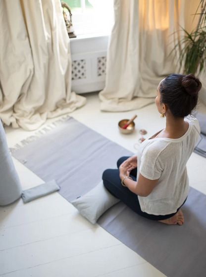 Organic Cotton Yoga Rug- Traditional Yoga Mat