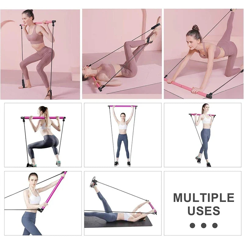 Splicing Portable Pilates Bar Yoga Pole