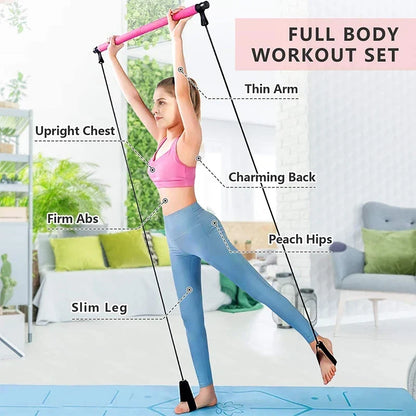 Splicing Portable Pilates Bar Yoga Pole