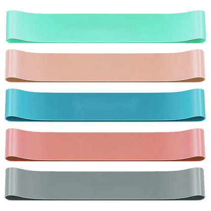 Different Resistance Bands Yoga Band Fitness Exercise Training Hip Tension Band Leg Squat Dance Elastic Loop Stretch Band