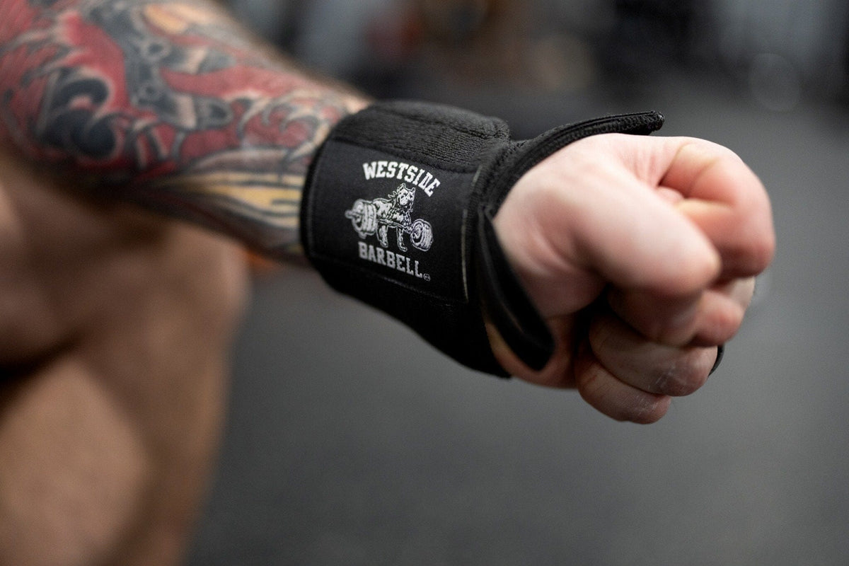 Westside Barbell Wrist Wraps – Velcro Weightlifting Wrist Support (Pair)