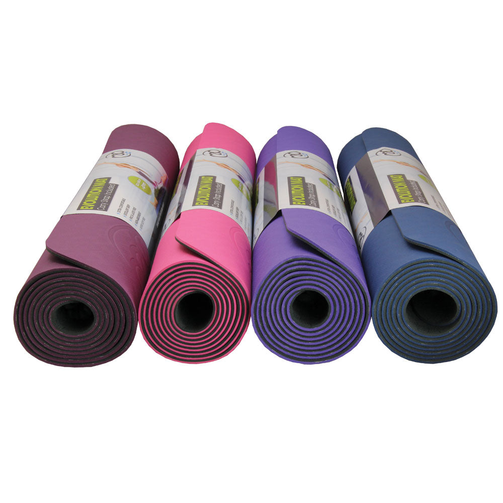 Evolution Yoga Mat 4mm with Carry String