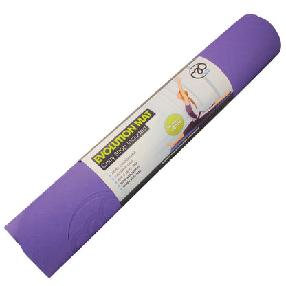 Evolution Yoga Mat 4mm with Carry String