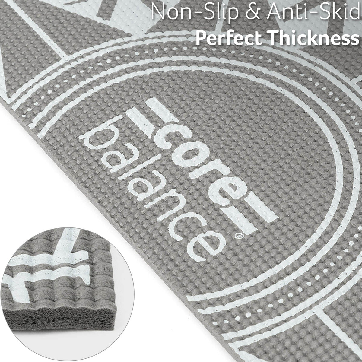 Core Balance Yoga Mat - Non Slip