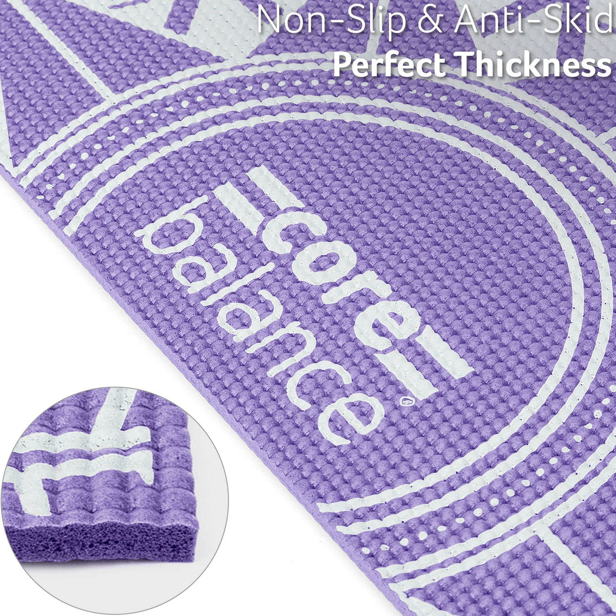 Core Balance Yoga Mat - Non Slip