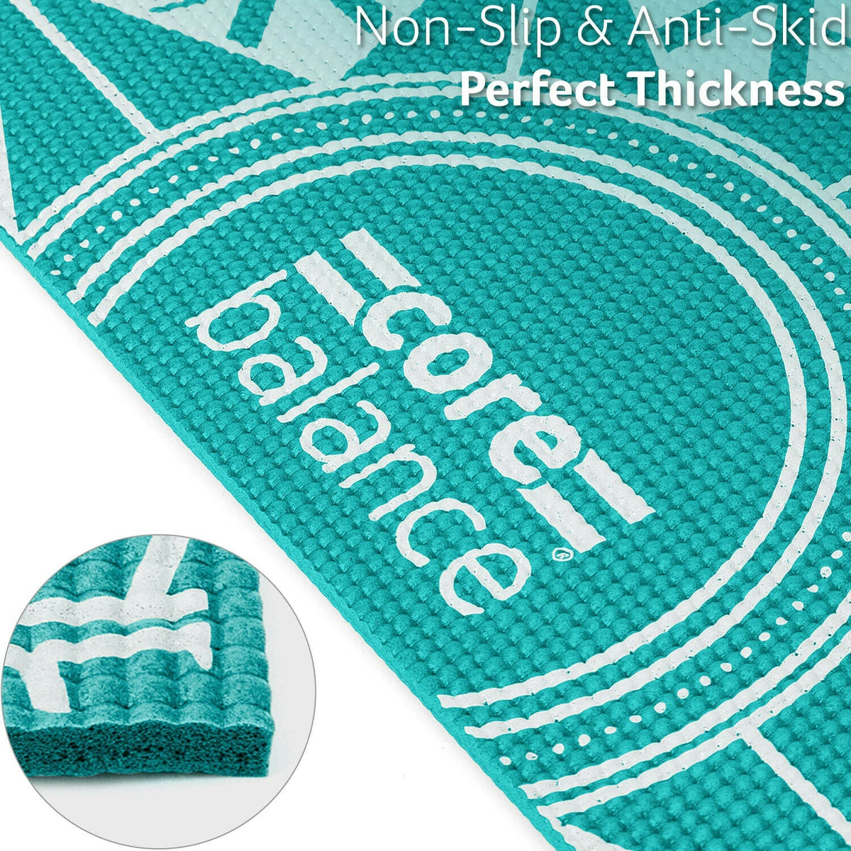 Core Balance Yoga Mat - Non Slip