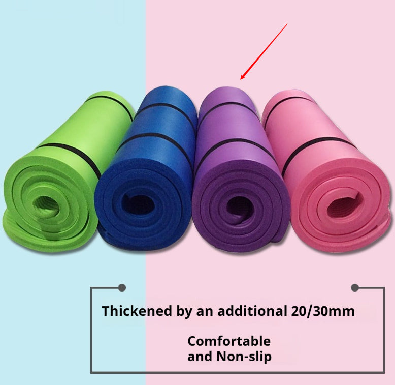 Extra-thick 20mm Widened And Lengthened Yoga Mat