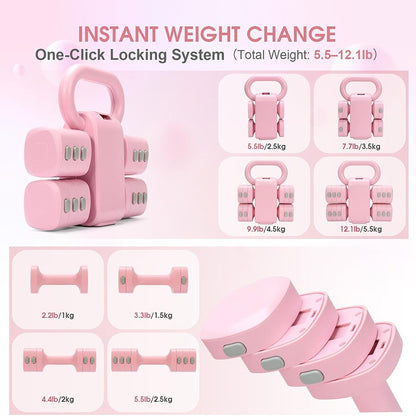 Hex Dumbbell Pair