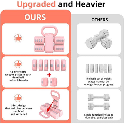 Hex Dumbbell Pair