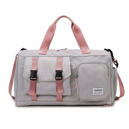 Colorful Pearlescent Yoga Fitness Bag With Dry-wet Separation