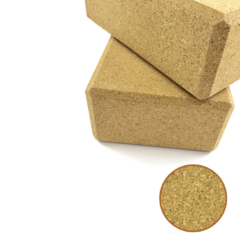 Natural Cork Yoga Bricks High Density