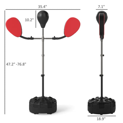 Boxing Bag with Stand Adjustable Height