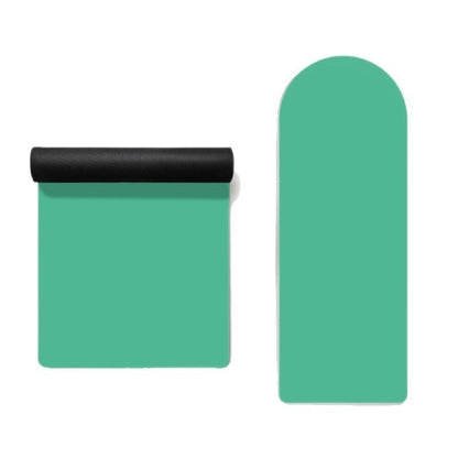 Solid-color Semi-circular PU Rubber Yoga Mat For Home Use