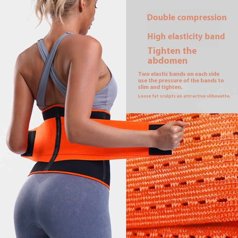 Waist Support Violently Sweat Slimming Running Fitness Yoga Outdoor Sports…